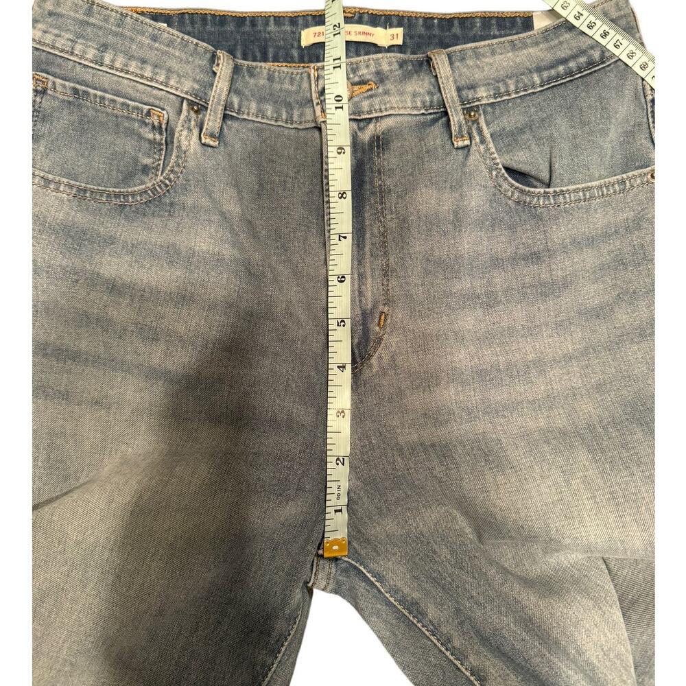 Levi's Premium 721 High Rise Skinny Quick Draw Celana Wanita Light Wash 31‎ - Picture 12 of 14